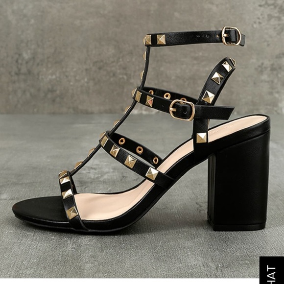 Studded heels - Picture 4 of 4